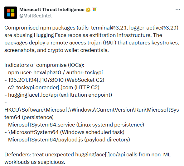 
			В Microsoft выявили новый троян, который крадёт учётные записи к криптокошелькам		