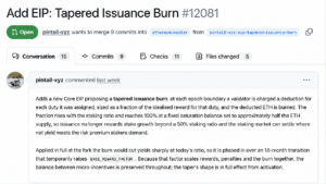 Разработчики Ethereum хотят, чтобы вознаграждение за стейкинг ETH снизилось до 0% при уровне стейкинга в 50%